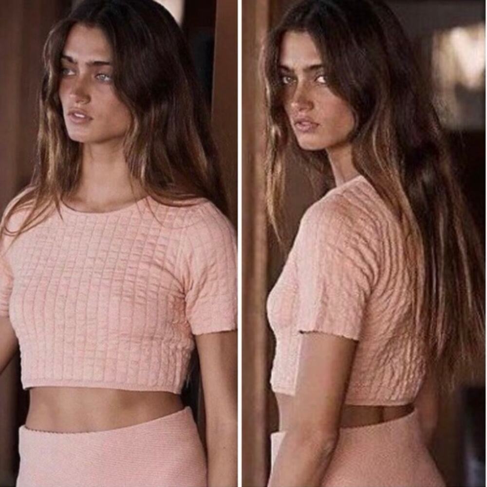 Free People Vivienne Crop Top In Sandstone